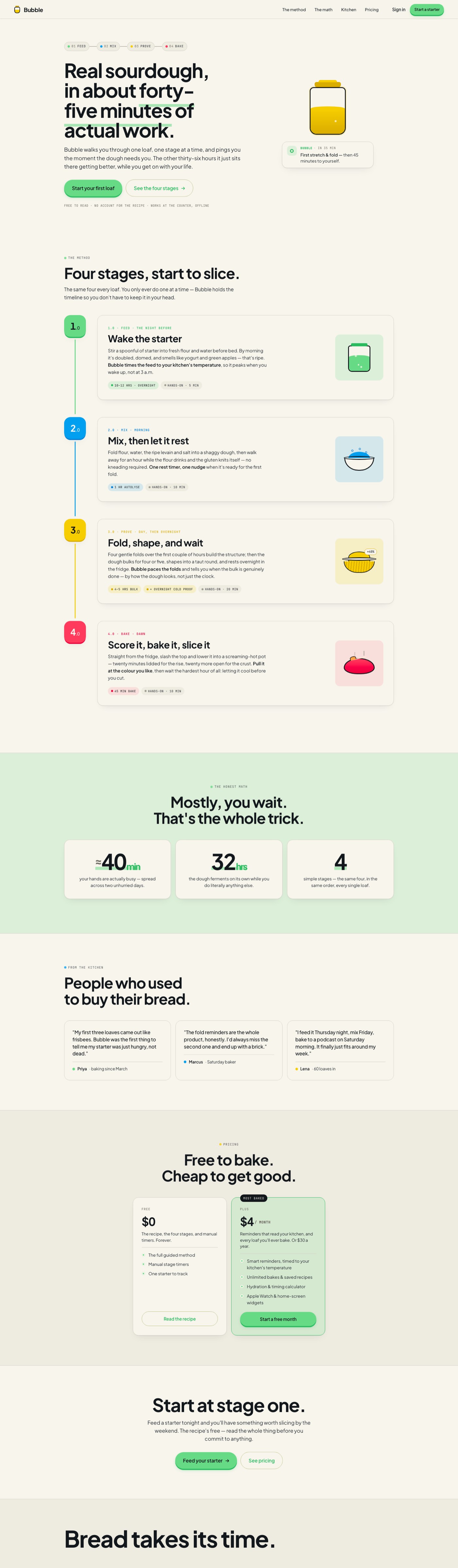 Sample landing page designed by Metroplex Media Lab